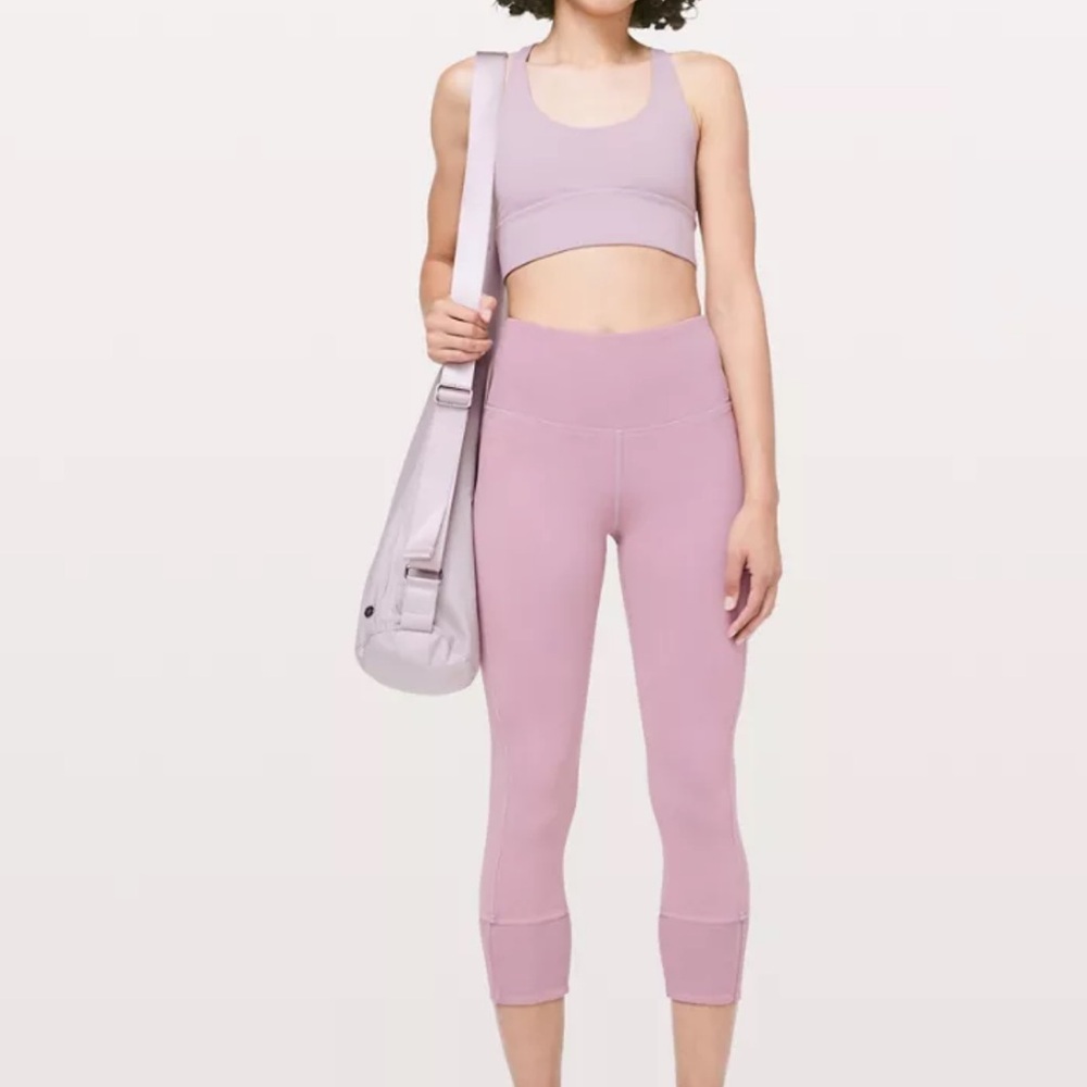 lululemon Wunder Under Crop HR 23" Ribbed